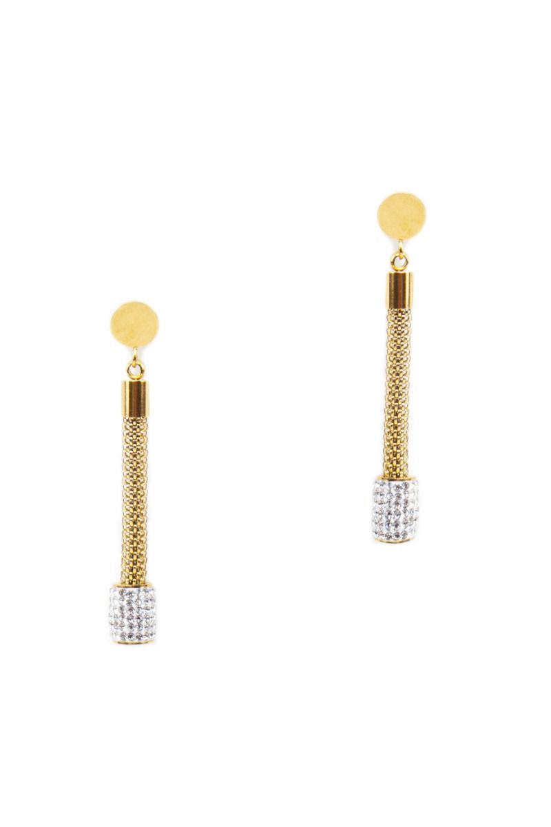 Golden-silver earrings