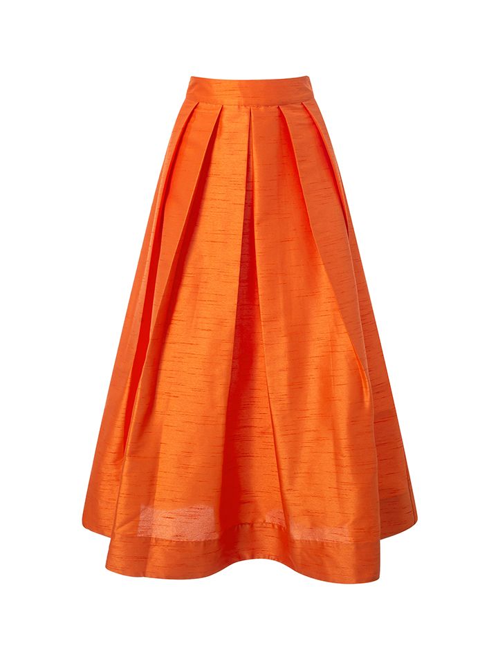 Taffeta A shape skirt