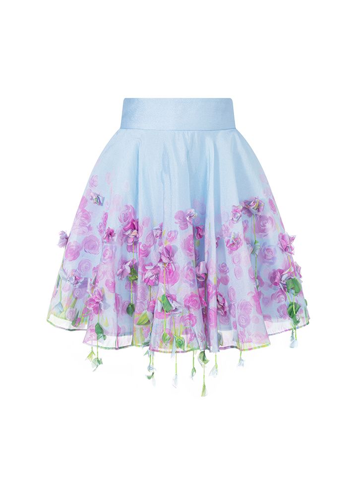 Floral applique Skirt - Mom