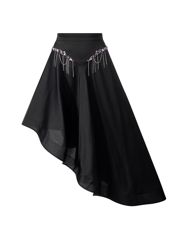 chain embellishments skirt