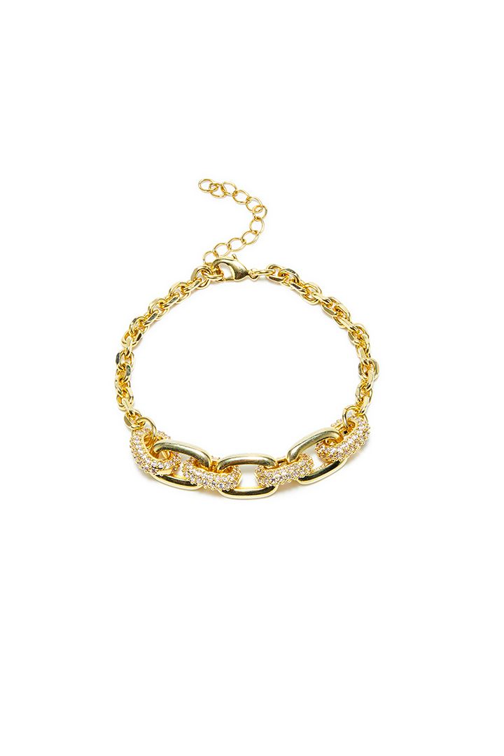 Chain gold bracelet