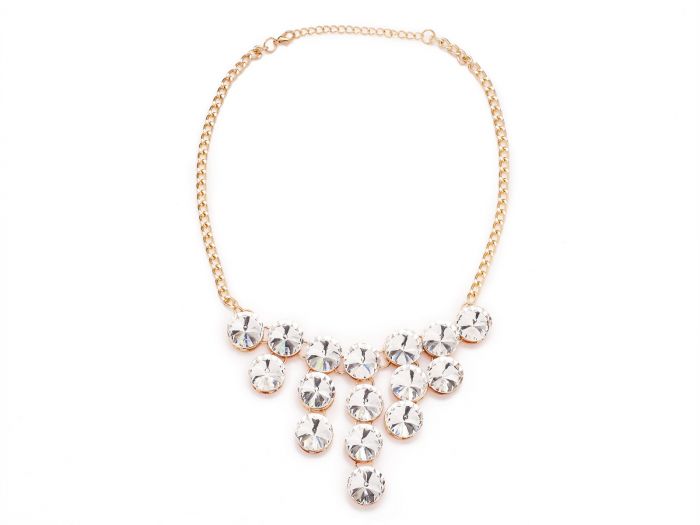 Crystals Frontal Necklace