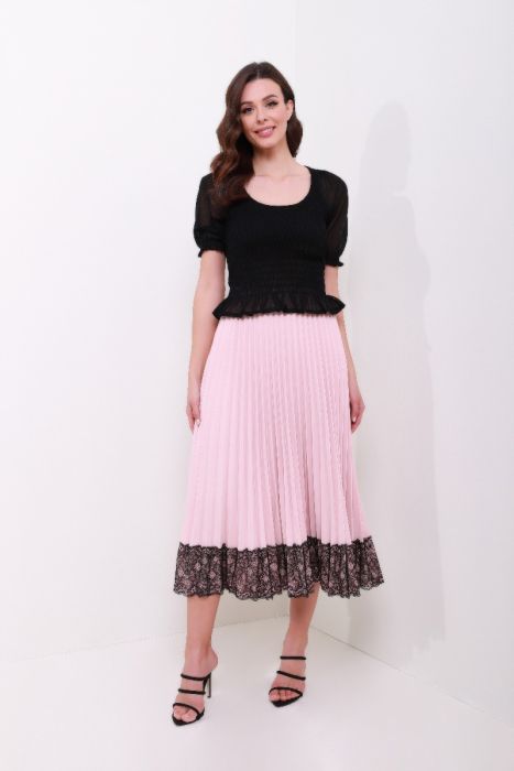 Lace cut work Skirt
