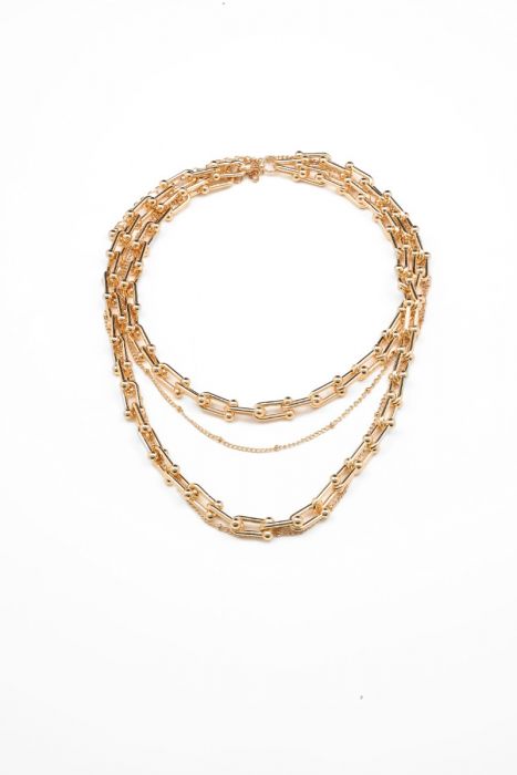multi layer chain necklace