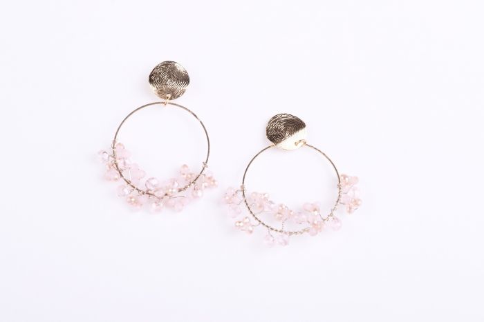 crystal stone earrings