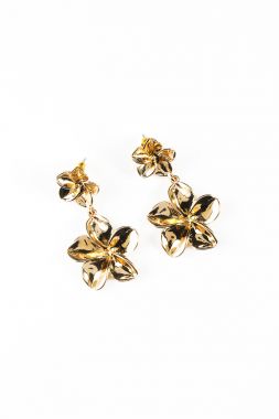 floral dropped earrings