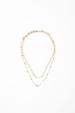 pearl layered necklace