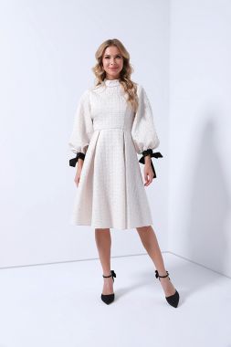 unique pattern brocade dress