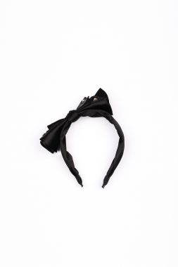 wide bow headband