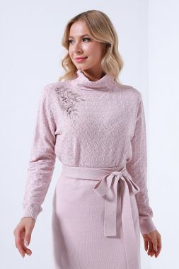 embellished knitted pullover